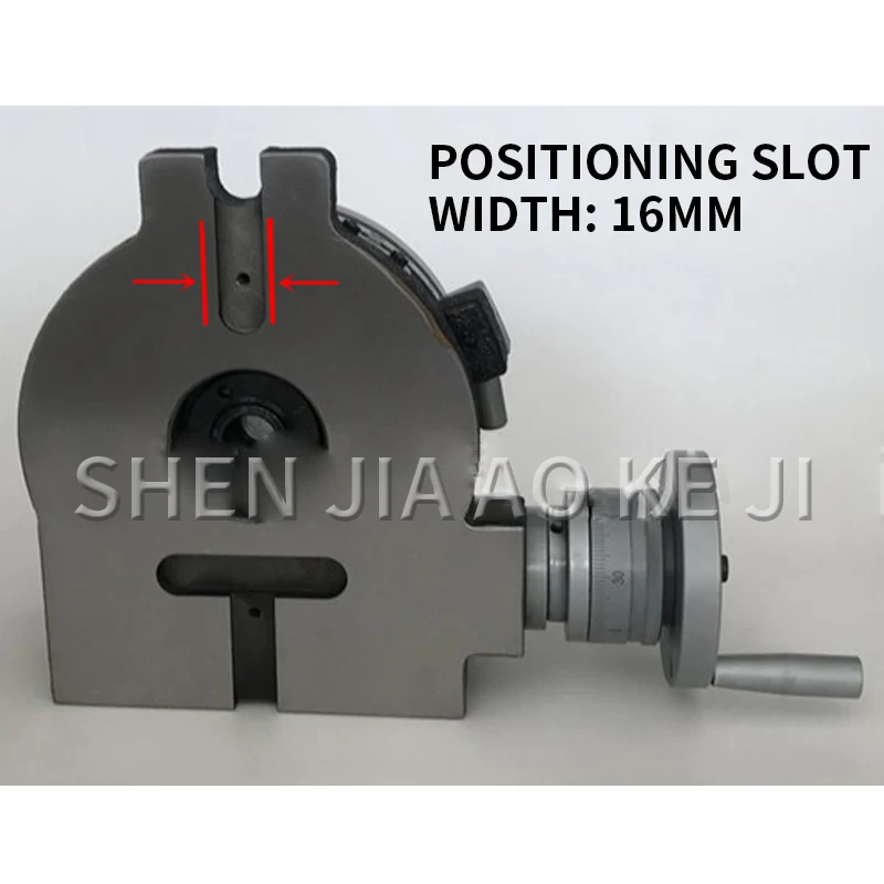 1PC High-precision 6-inch Vertical And Horizontal Dual-purpose Spin Indexing Table Milling Machine Rotary Table Indexing Plate