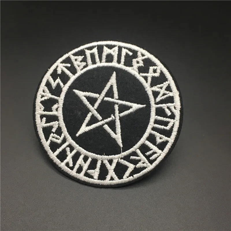 Parche bordado estrella de cinco puntas táctico para coser o planchar - imagen 3