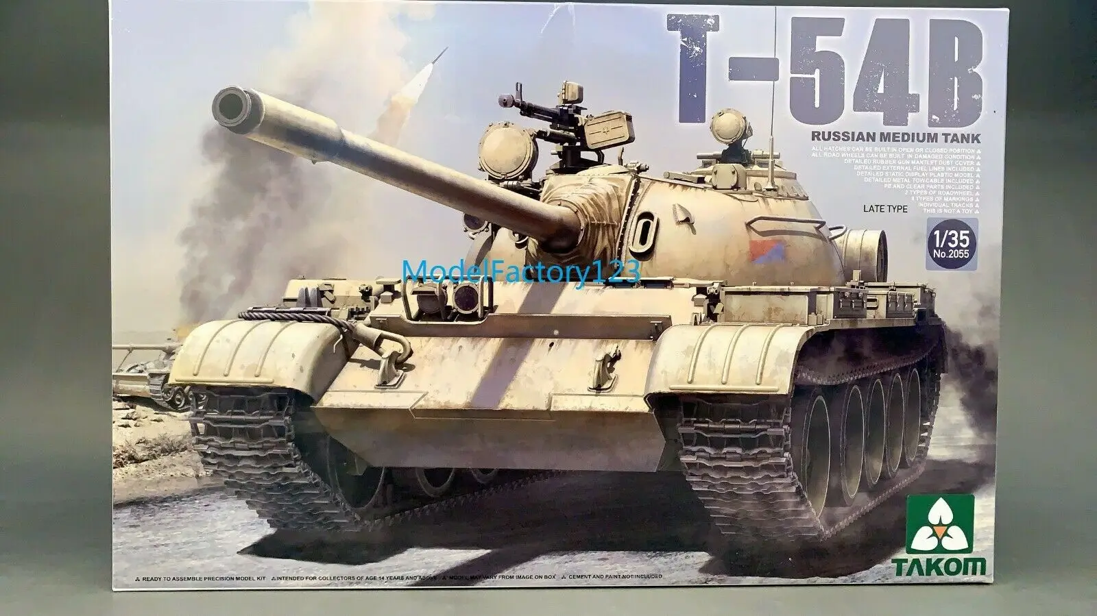 

Takom 2055 1/35 Russian Medium Tank T-54B Model Kit