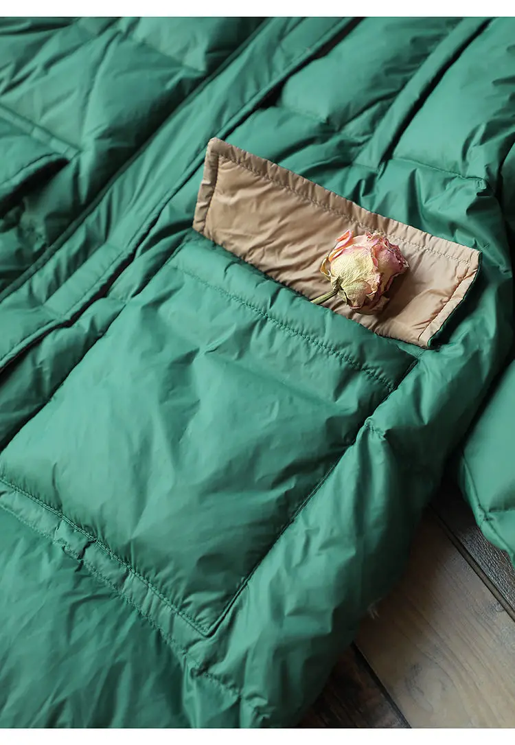 Women's Winter Casual Solid Color Warm Parka Coat Streetwear Polyester Zipper Straight Padded Jacket Women's Clothing  KJ522