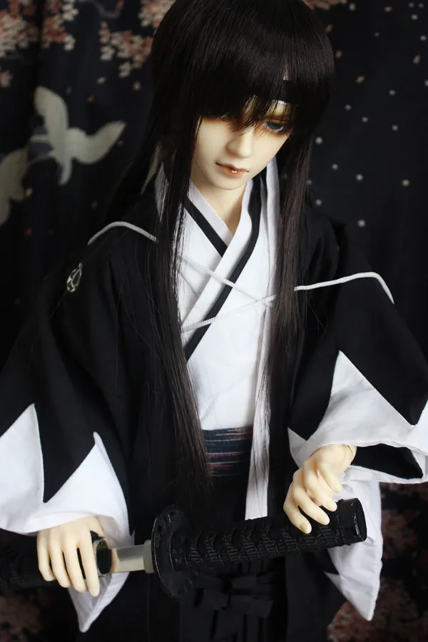 1/3 Scale BJD Clothes Ancient Costume Chinese Hanfu Samurai Kimono Outfit For BJD/SD SD13 SD17 SSDF Uncle Doll Accessories C0976