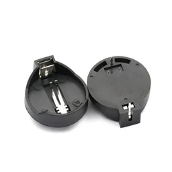 1x 5x 10x Black CR2025 CR2032 3V Button Coin Cell Battery Socket Holder Case Wholesale