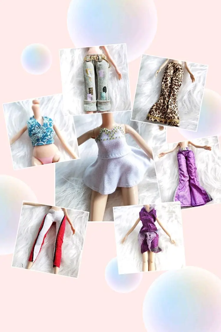 30cm doll  doll Monster High School Doll Clothes Skirt Suit Replacement Play Clothes 12