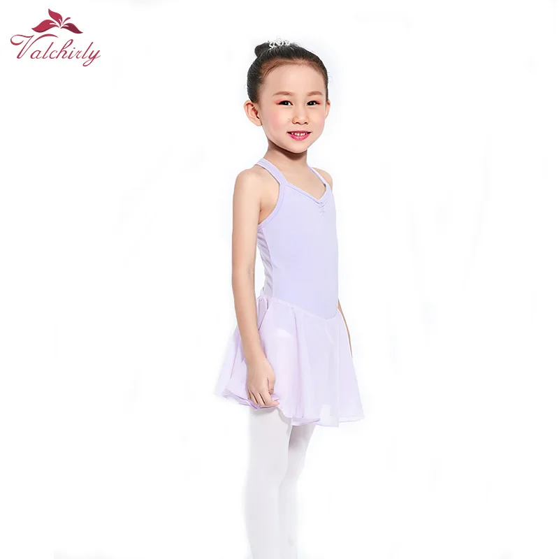 New  Ballet Tutu Dance Costume  Lavender Ballet Leotard Dress  for kids and Girls