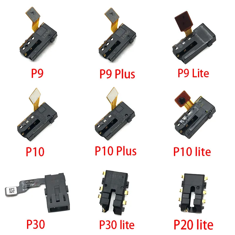 New Ear Earphone Audio Jack Port connector Flex Cable For Huawei P10 Plus P20 P30 P9 Lite Mini P Smart 2019