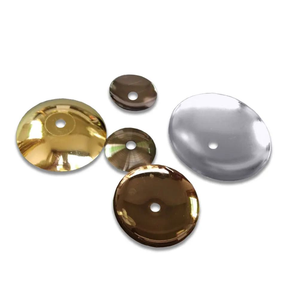 5pcs Flying Saucer Arc Cover Tray 30/40/60/80/100/120/140/160mm Metal Disc Manhole Cover Decorative Cover Lighting Accessories