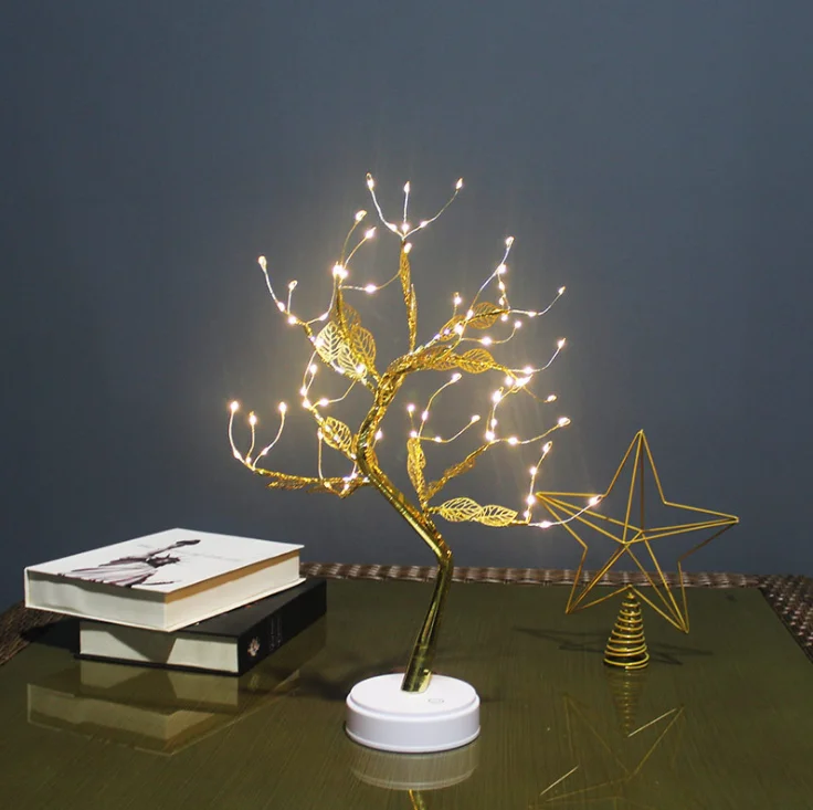 

Led Fairy Night Light Led Tree Lights Room Lights Decor LED AA Battery USB Lamp Christmas Holiday Lighting Decor For Room Desk