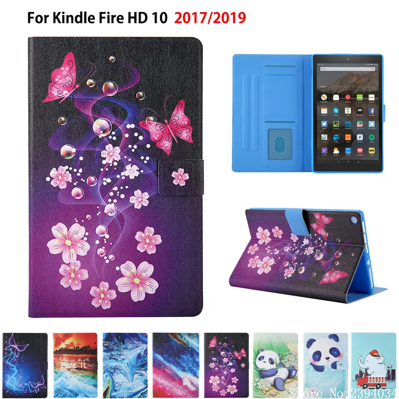 Case Voor Amazon Kindle Fire Hd 10 2019 2017 9th 7th Gen Tablet 10.1 