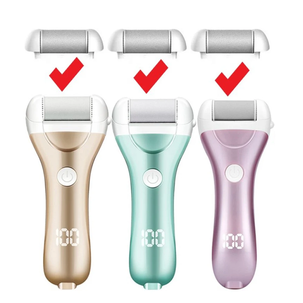 3/6PCS Foot Care Tool Heads Pedi Dead Hard Skin Callus Remover Refills Grinder Replacement Rollers File Feet Care Tool