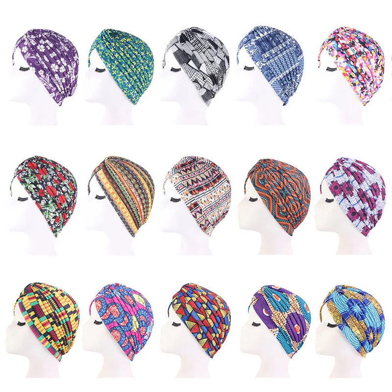 Fashion Muslim Turban Scarf For Women Islamic Inner Hijab Caps Twisted Arab wrap Head Wraps Musulman Turbante Mujer