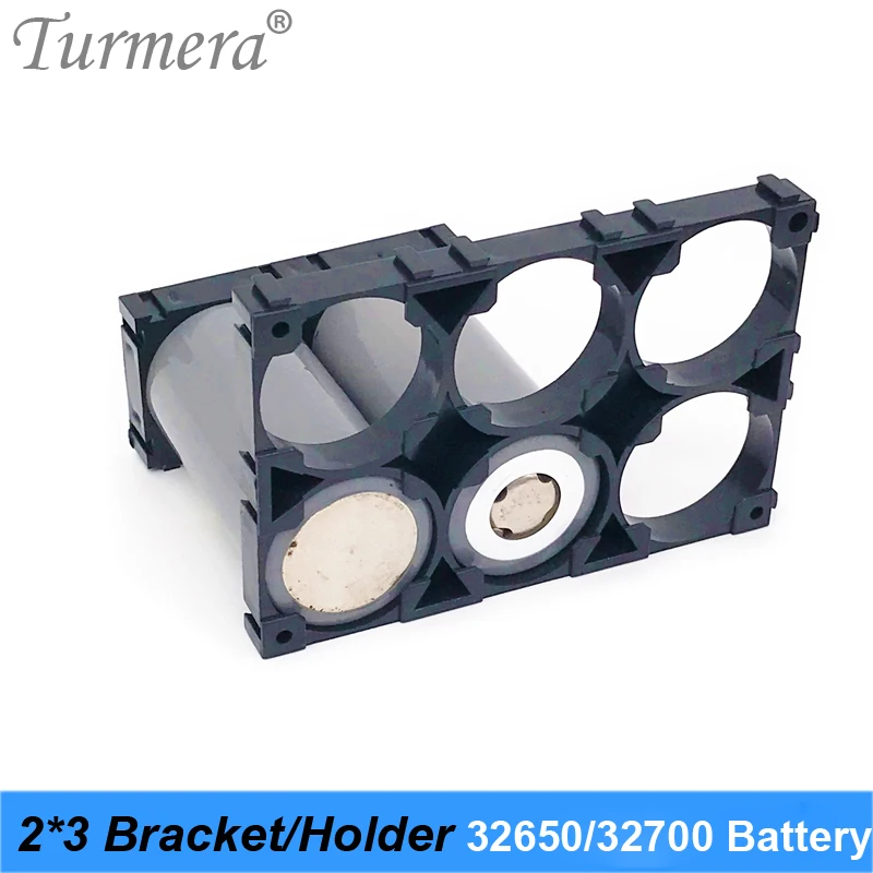 Turmera – support de batterie en plastique, 2*3, sécurité cellulaire, Anti-Vibration, Pack de 16 pièces, 32650, 32700, 32650
