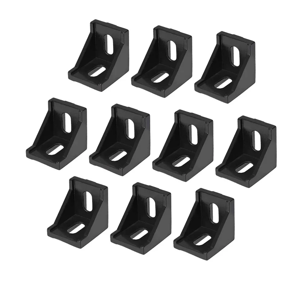 

10/16/30/50pcs Inside Corner Bracket Gusset for 4040 Aluminum Extrusion Profile 40x40x35mm with Slot 8mm,Multiple combinations