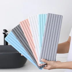 Colorful Diatomite With Groove Absorbent Toothbrush Holder Insulation Pad Soap Mat Bathroom QuickDry MildewProof Rack Household
