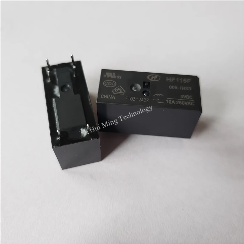 5 Chiếc Tiếp HF115F-005-1HS3 HF115F-012-1HS3 HF115F-024-1HS3 250V 16A Tiếp 6 Pin Relay 5V/12V/24VDC rơ Le