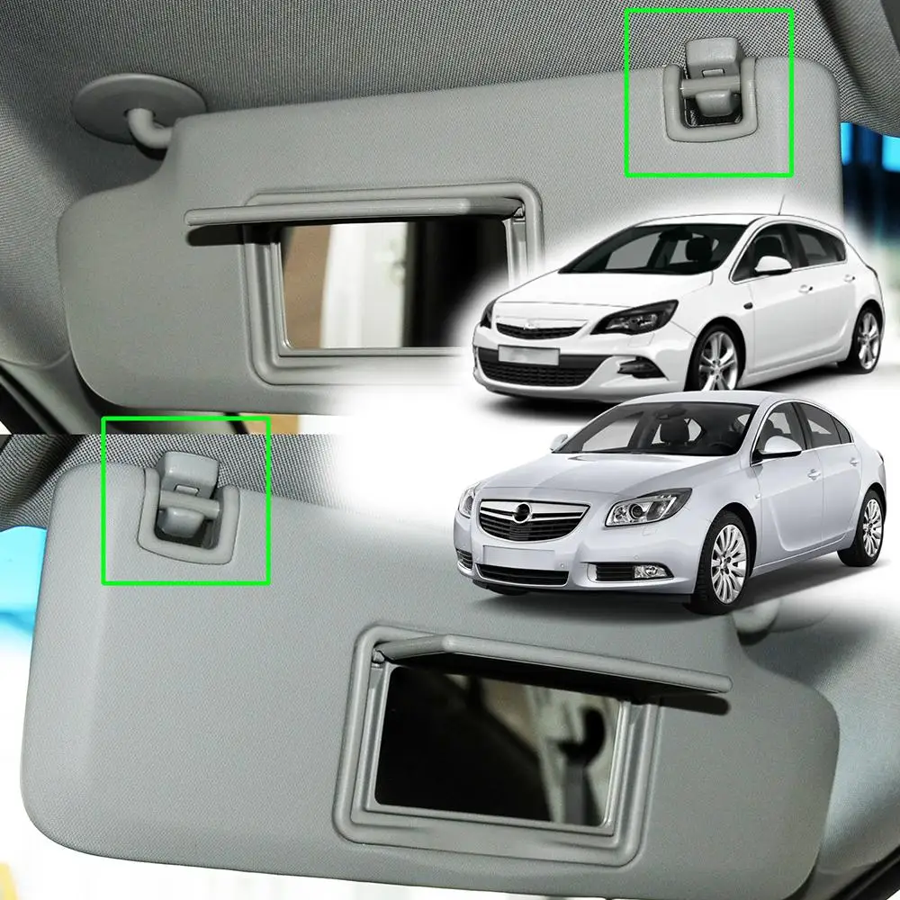 2 Sun Visor Clip For Holden Barina Volt For Opel Vauxhall Astra J K Insignia A B Karl Mokka Crossland X Ampera Zafira Tourer C