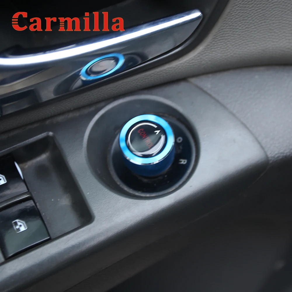 Car Rearview Mirror Adjust Knob Trim Ring Decoration Cover for Opel Astra J GTC OPC Insigni Karl Mokka Zafira Meriva Accessories