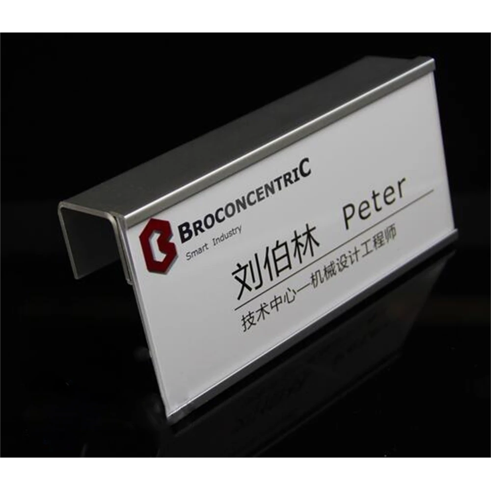 

Aluminium Alloy Label Name Card Holder Frame Hook Single