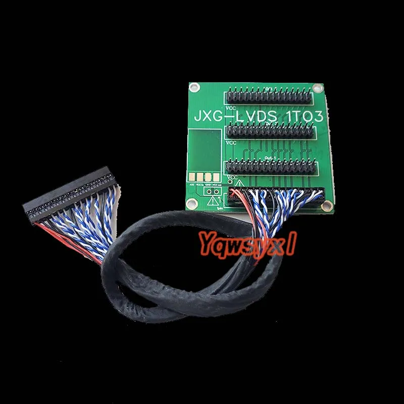 Yqwsyxl Signal LVDS connector splitter LVDS driver board advertising machine signal 1 turn 3 same screen display HD