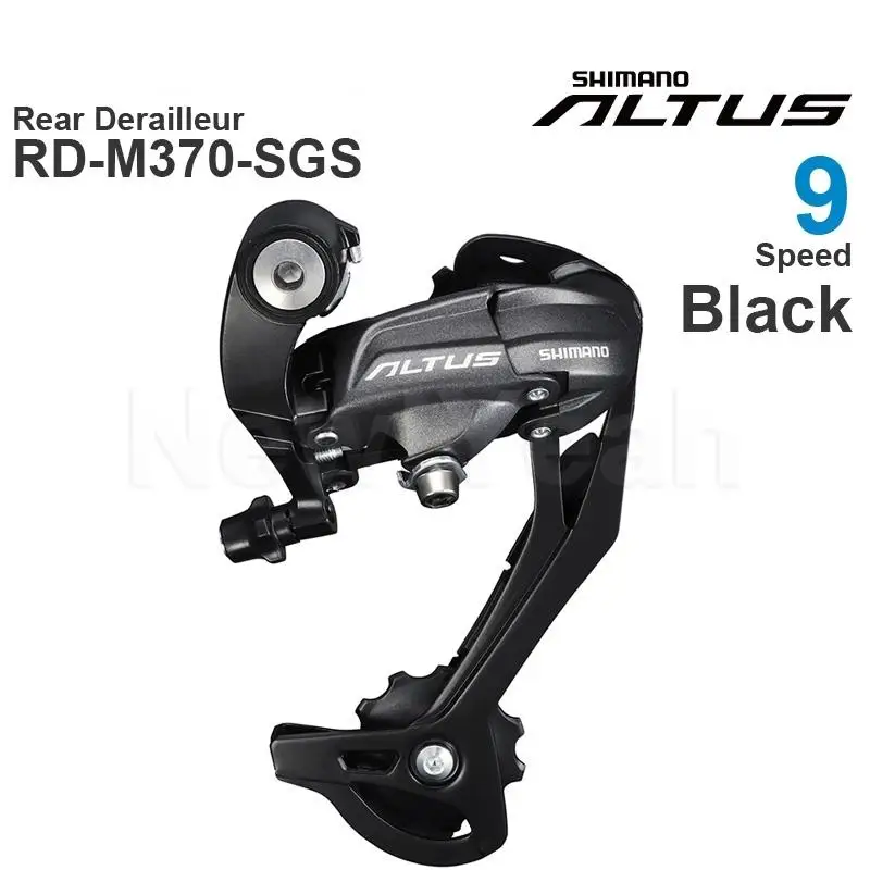 SHIMANO ALTUS M370 9v Rear Derailleur 9 speed Total capacity 45T Low sprocket 28T-34T Top sprocket 11T MTB Original parts