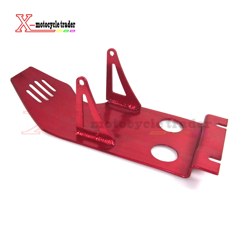 Motorcycle Heavy Duty Alloy Bash Plate Aluminum  Luminum  Skid Plate Engine Protecting Plate PIT BIKES ATOMIK yx140 150 160CC