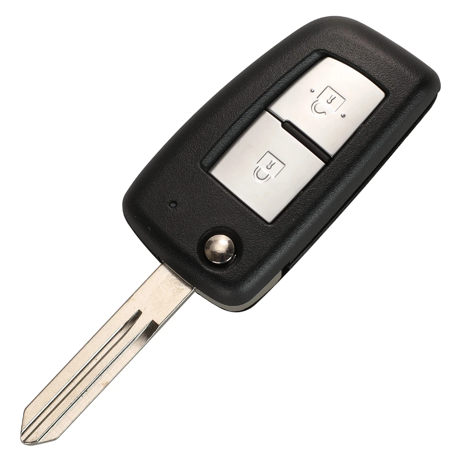 KEYECU Replacement Flip Remote Key Yellow Led 2 Button PCF7961M / 4A CHIP 433.92MHz FSK for Nissan Qashqai 2019 2020