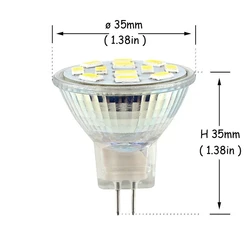 Hohe Helle 3W 5W 7W MR11 GU4 LED Spot Glühbirne Lampe 12V 9LEDs 12LEDs 15LEDs 5730 SMD Kalt Warm Weiß Ersetzen Halogen