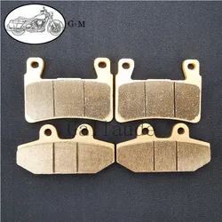 Sintering brake pads For Harley Fat boy/Heritage Classic/Softail Slim Breakout Deluxe Dyna Fat Bob Street Bob Low Rider 18-23