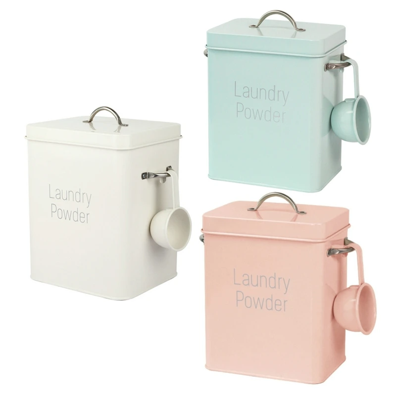 

Multifunction Big Iron Rice Bucket Rice Storage Box Washing Powder Bucket Sealed Jar Moisture-Proof Sundries Rust-Proof Bucket