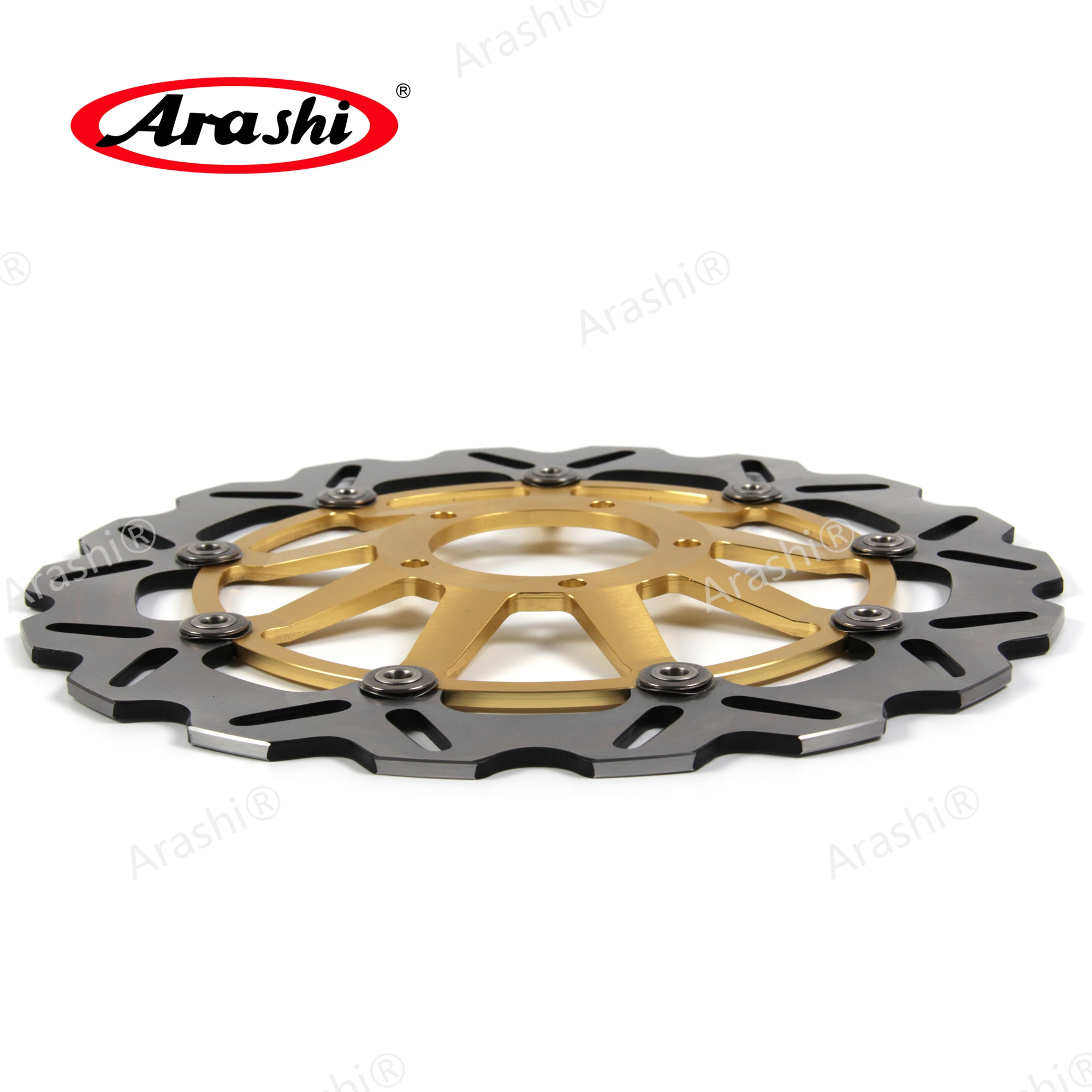 Arashi 1 Pair For DUCATI 848 EVO 2011-2013 CNC Floating Front Brake Discs Brake Rotors For DUCATI 848 EVO 850 2011 2012 2013