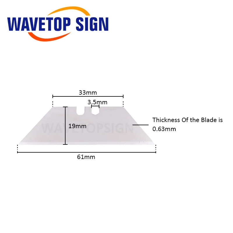 Hoja de cuchillo con vibración WaveTopSign