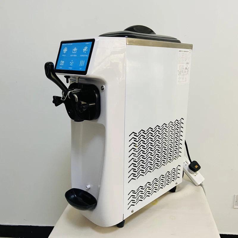 

Soft Serve Ice Cream Machine Commercial Electric Ice Cream Makers Desktop Sundae Ice Cream Machine 220V 110V