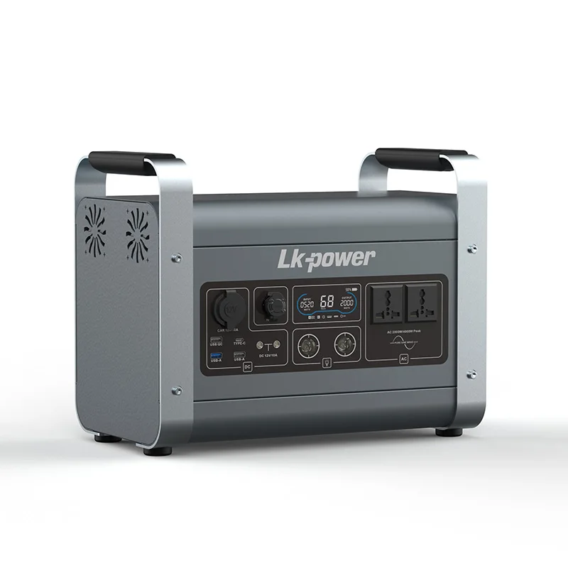 Off-Grid 2000W Portable Power Solar Generator Solar Energy System for home RV Camping