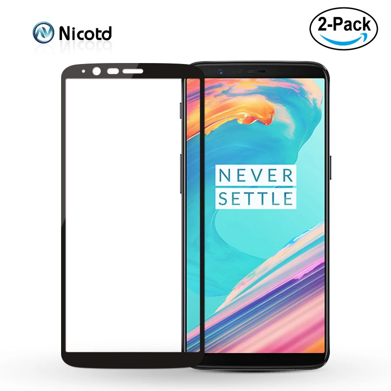 

2 pack Full Cover 2.5D Tempered Glass For Oneplus 6 5T 5 T A6000 One Plus 6 7 8 9 8t 7t 6t N10 1+6 N100 Curved Screen Protector