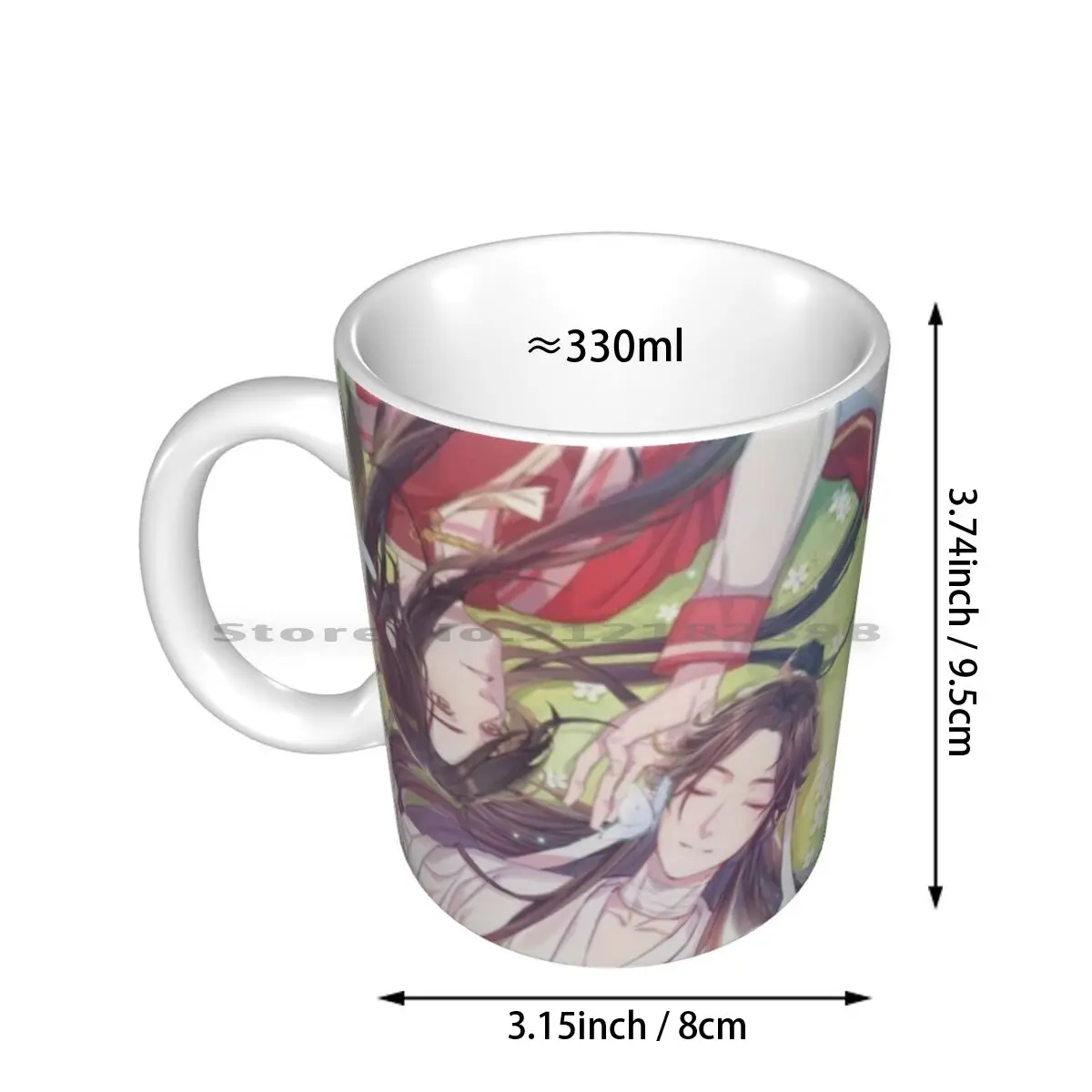 Hualian Romantic Ceramic Mugs Coffee Cups Milk Tea Mug Tgcf Xie Lian Xielian Xianle Xian The Hua Cheng San Lang Huacheng