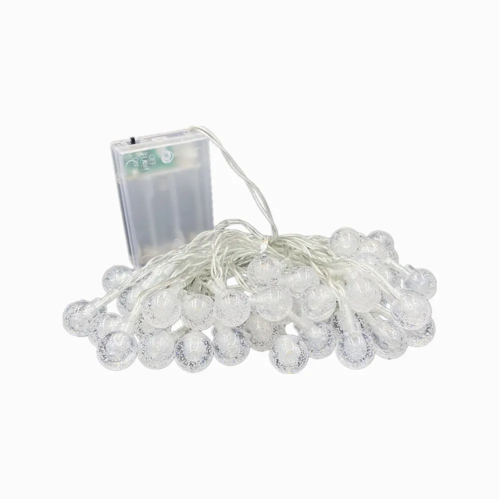 Impermeável LED String Light para iluminação exterior, Holiday Light Chain, lâmpada de bola, lâmpada, casamento, Natal, 3m, 10m, 20m