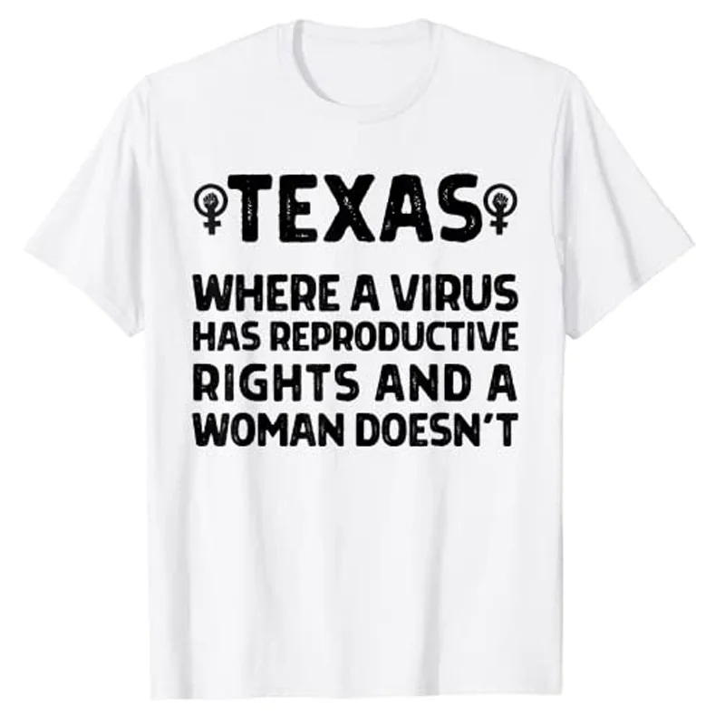 Texas Reproductive Rights Women's March Pro Choice T-Shirt Woman T Shirts Clothing