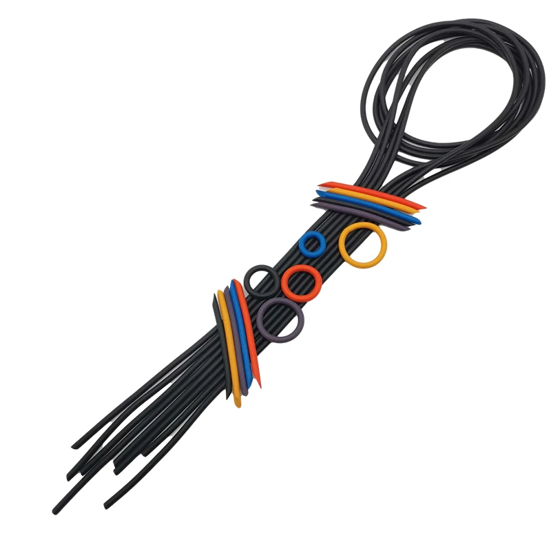 UKEBAY New Designer Handmade Pendant Necklace Women Luxury Necklaces Rubber Chain Tassel Geometric Jewelry Gothic Big Necklaces