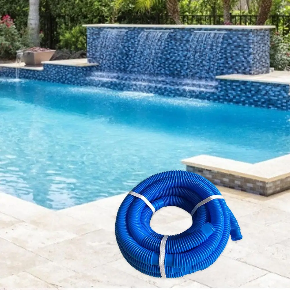 Tubo flessibile di alta qualità per piscina, 38 mm di diametro, 6.6 m di lunghezza totale, resistente ai raggi UV e all\'acqua clorurata