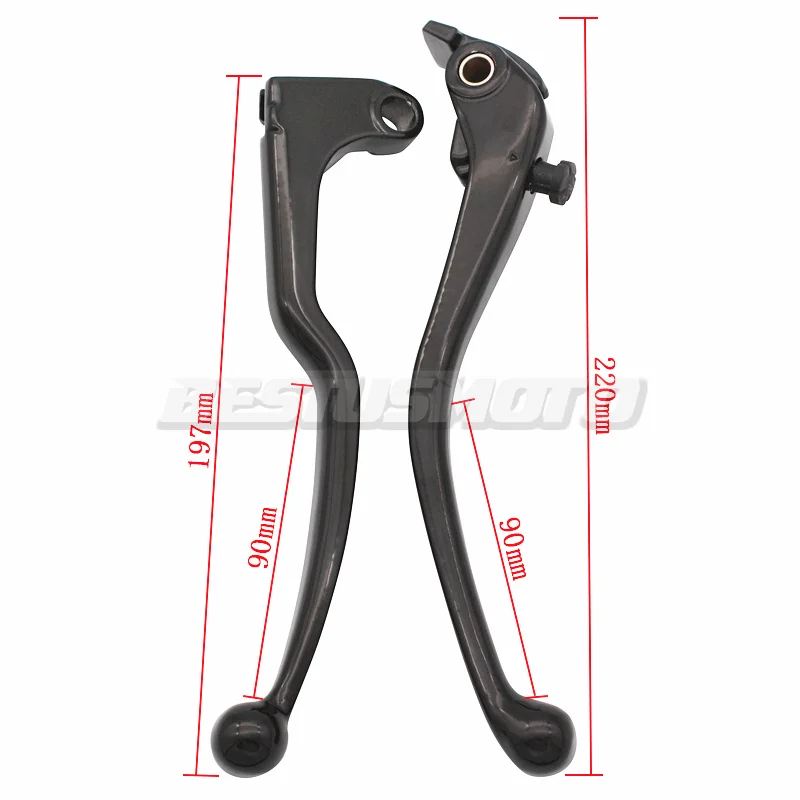 Motorcycle Right&Left Black Chrome Brake Clutch Levers For Yamaha YZF-R1 YZFR1 YZF R1 2004 2005 2006 2007 2008