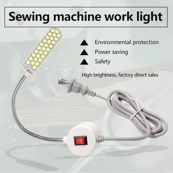 10/20/30 LED industriële naaimachine verlichting lamp kleding machine accessoires werklamp 360 °   Flexibele zwanenhals