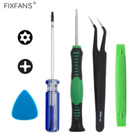 5Pcs Repair Tools Kit for PS4, PH00 Phillips and TR9 Torx Security Screwdriver ESD Tweezers Pry Opening Tools for PS4 Controller