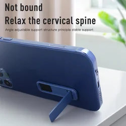 Cell Phone Kickstand Universal Vertical Horizontal Stand Adjustable Mini Folding Desk Mount Holder for iPhone Samsung