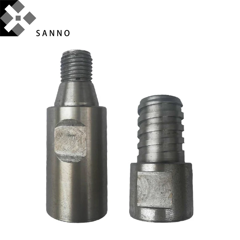 M32-M22 Conversion Variable Thread Connector 1 1/4UNC 1/2-20UNF Core Drill Pipe Connections Thread Coupling Exchange Adapter