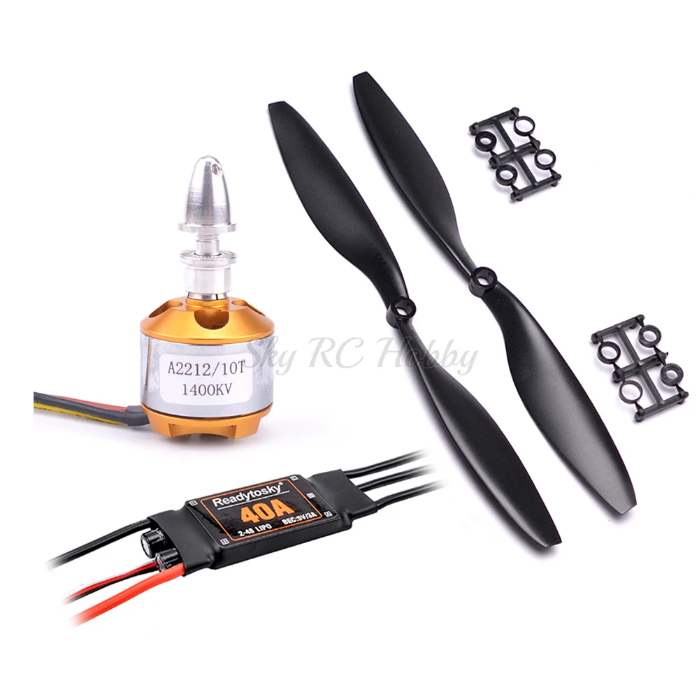 A2212 2212 1000KV 1400KV Brushless Outrunner Motor 30A / 40A Brushless ESC for DIY RC Aircraft Quadcopter Hexacopter Multirotor