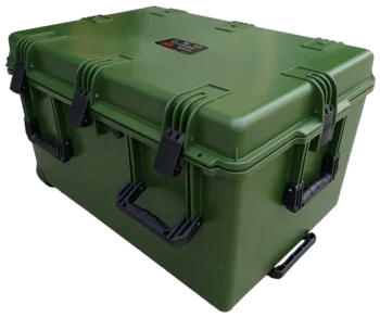 Liberação militar e caixa militar recipiente de alumínio exército alemão