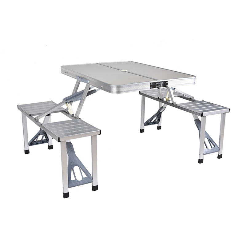 Outdoor Folding Table Chair   Camping Aluminium Alloy Picnic Table Waterproof Ultra-light Durable Folding Table Desk