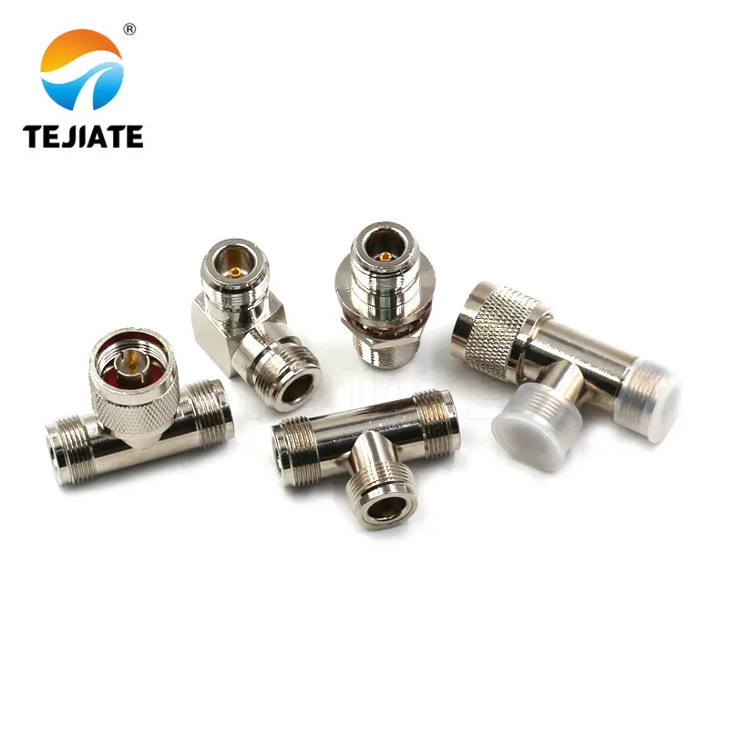 Adaptador de N-KKY-KKW-KKK-JKK de doble vía, cabezal hembra de tres vías, hembra/macho a hembra, tipo N/F, 1 unidad