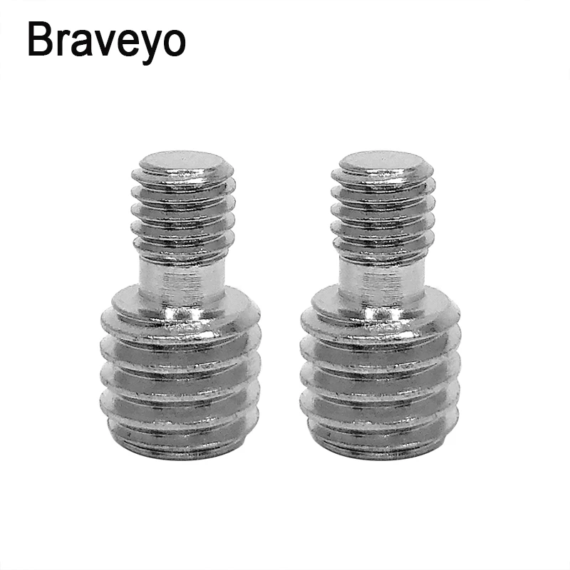 Quick Release Screw 3/8 to M6 1/4 Double Male Screw Adapter Ballhead Monopod Camera Conversion Screw For Light Stand Tripod