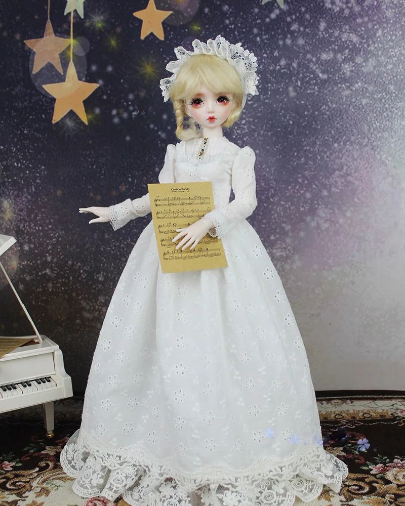 

1/4 1/3 scale BJD clothes accessories Nightdress vintage dress for BJD/SD MSD SD13 doll accessories C0388