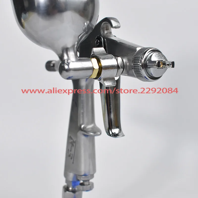 Auarita F-3 HVLP Air Spray Gun Car Finish Painting 1.0mm Nozzle 125cc Cup Gravity Automotive Finishing Coat Surface Paint